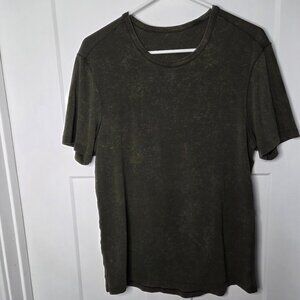 Lululemon 5 Year Basic Tee Cloudy Wash Dark Olive